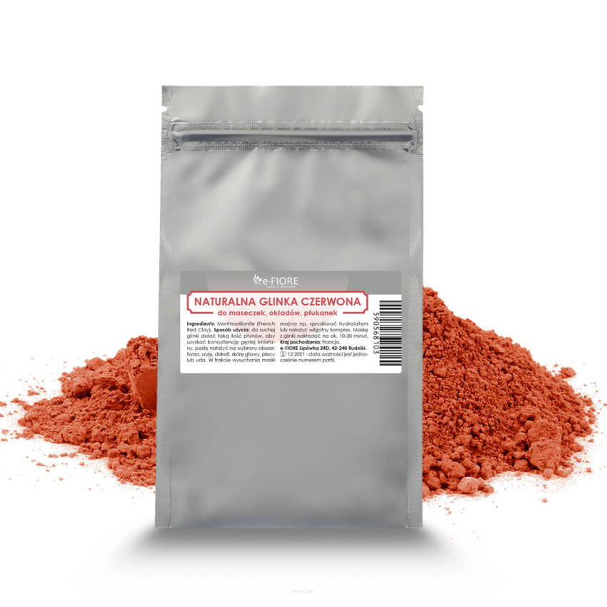 Rote Tonerde für Akne-Haut, farbverbessernd 100g