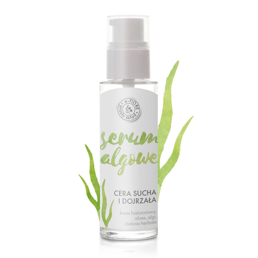 Natürliches Anti-Falten Serum mit Hyaluronsäure, Algen und Grünem Tee 30ml